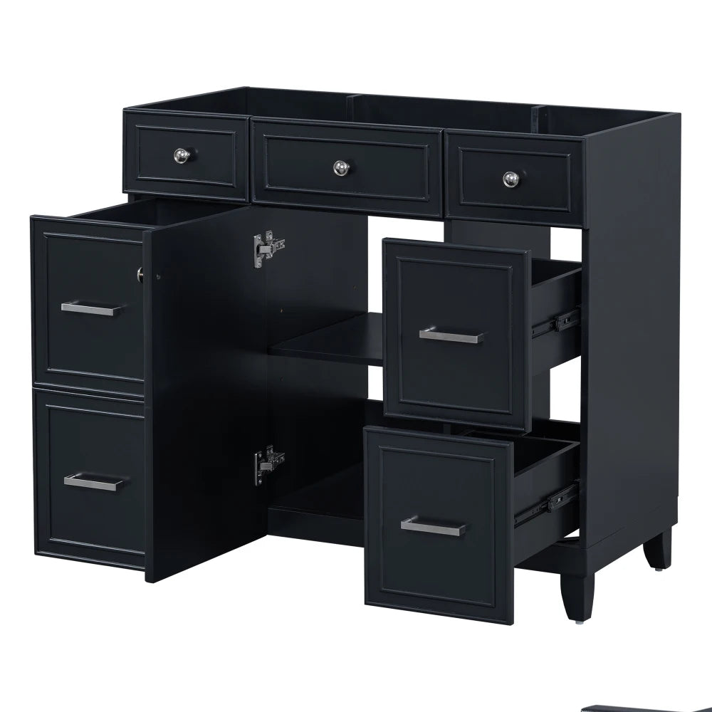 LWOH Bathroom Vanity With Sink Top And Soft Closing Doors