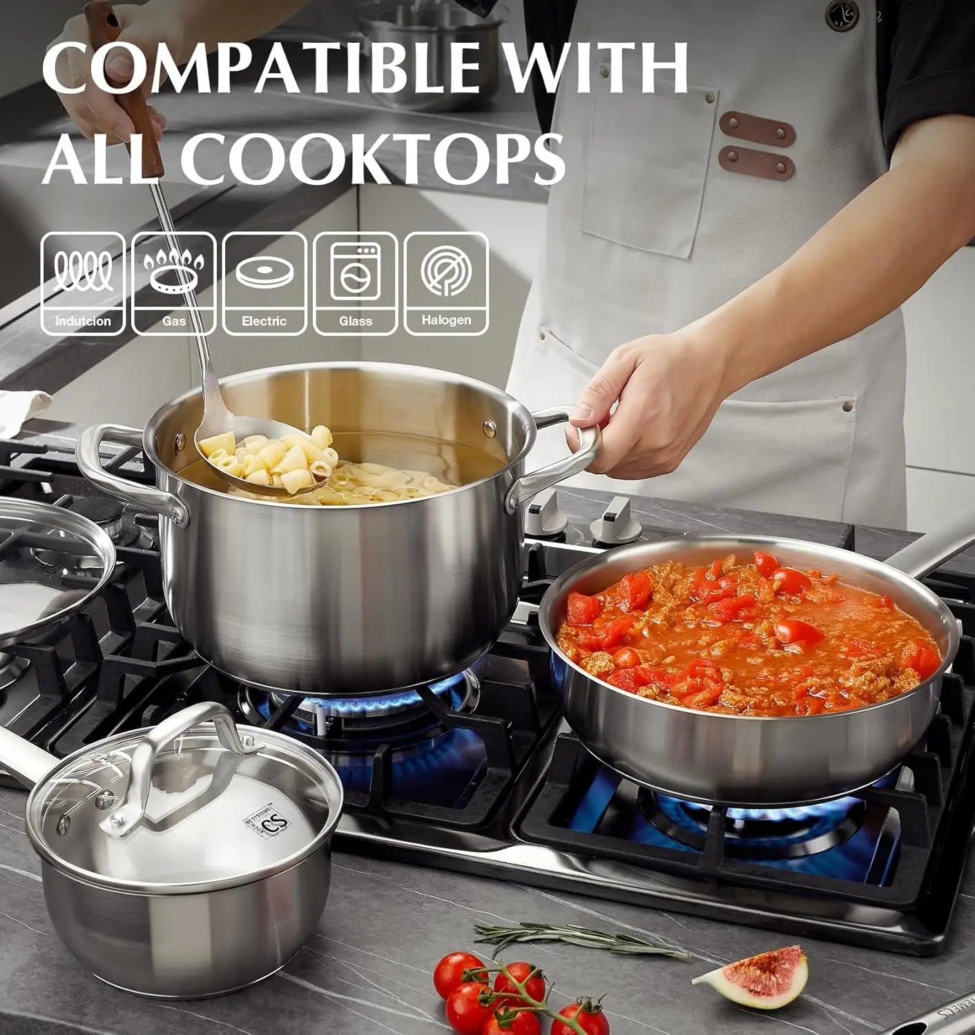 Koch Systeme CS Stainless Steel Cookware Induction Ready