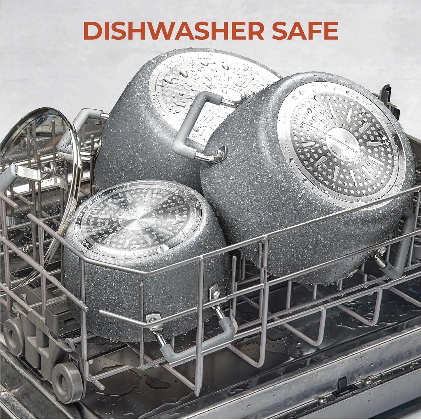 Nonstick Cookware Set With Lids Dishwasher Safe Toxin Free