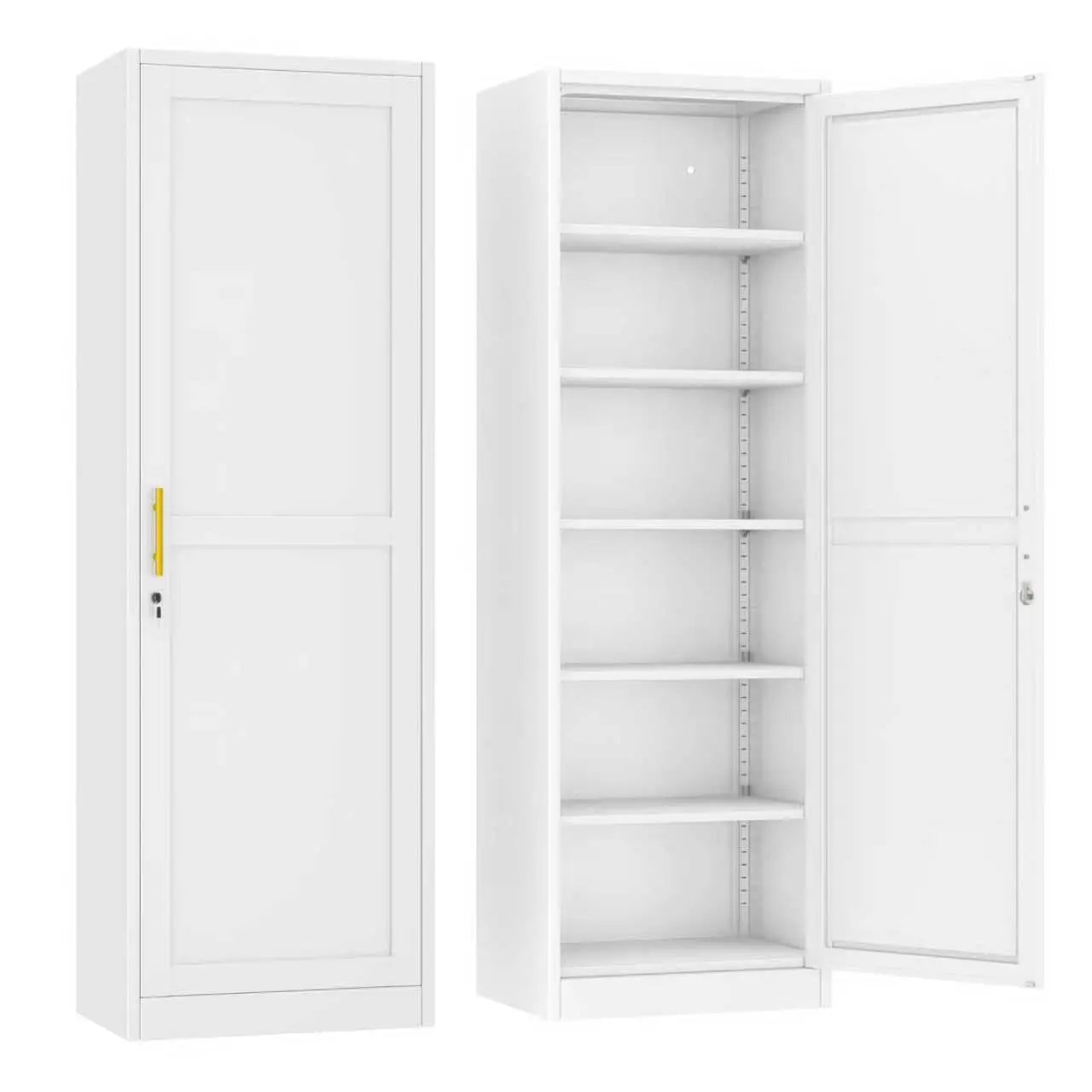 Metal Locker Cabinet With Locking Door For Office Use