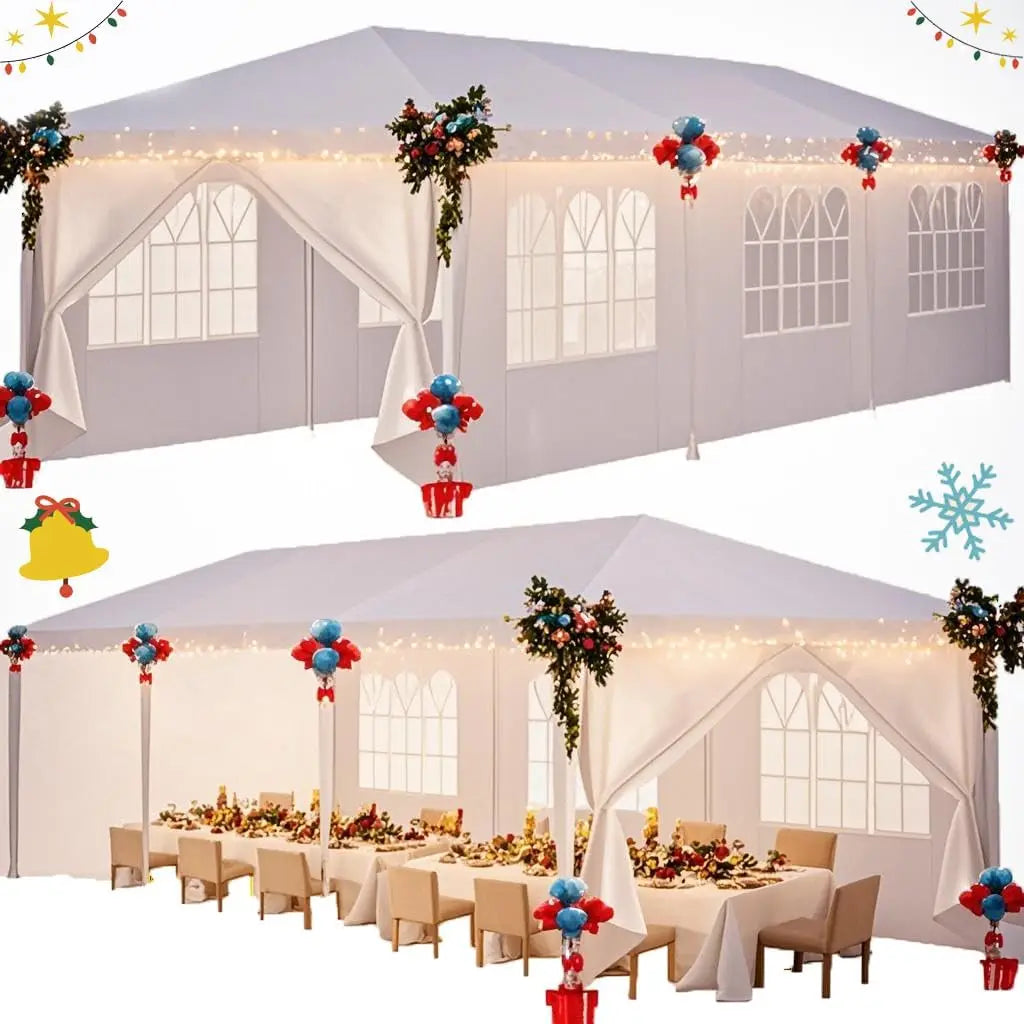 Tooluck Waterproof Outdoor Party Tent With Removable Sidewalls