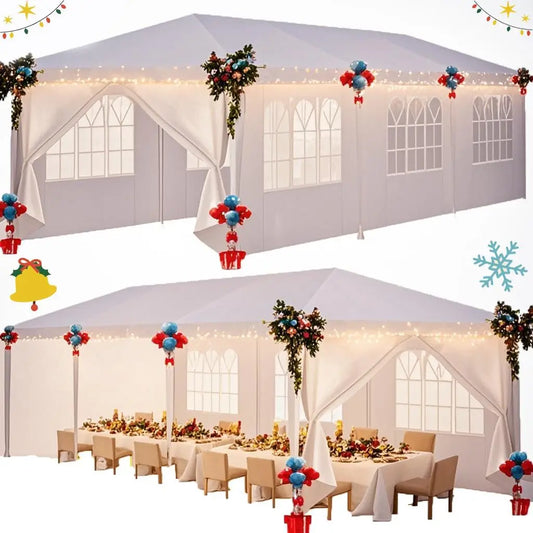 Tooluck Waterproof Outdoor Party Tent With Removable Sidewalls