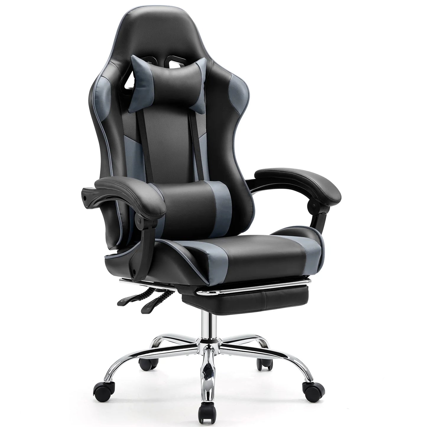 JHK Ergonomic Racing Gaming Chair With Headrest And Lumbar Support