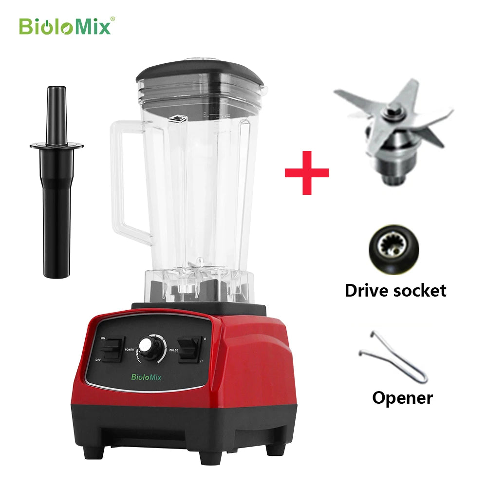 Biolomix BPA Free 3HP 2200W Heavy Duty Blender Mixer Juicer