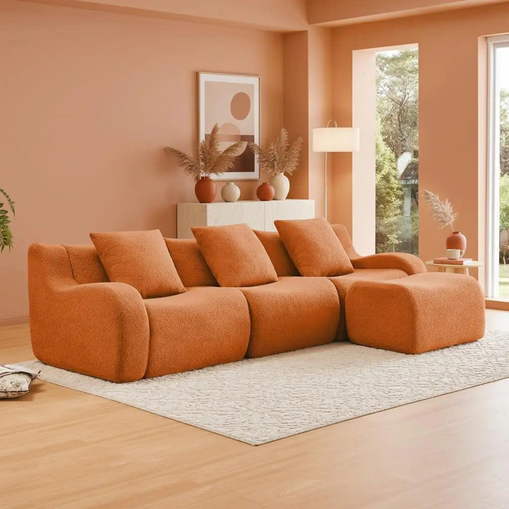 Modular L Shaped Sectional Sofa for Modern Living Rooms