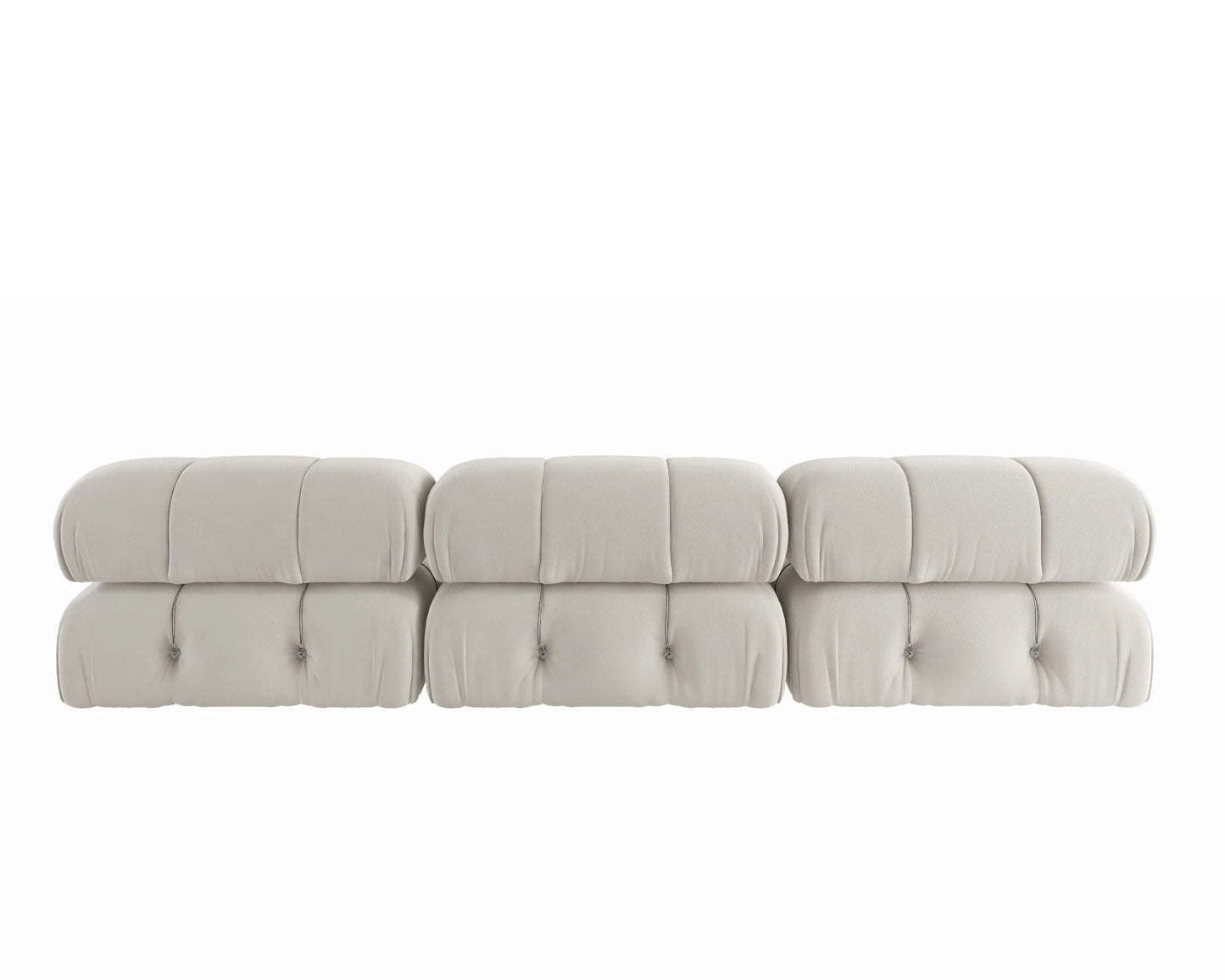 Sdorens Minimalist Modular Sectional Velvet Convertible Sofa