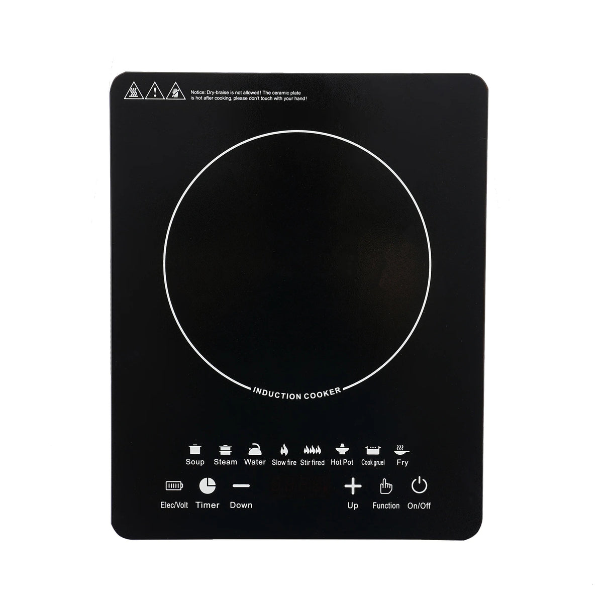 Smart Portable Induction Cooktop With Touch Panel And LCD Display