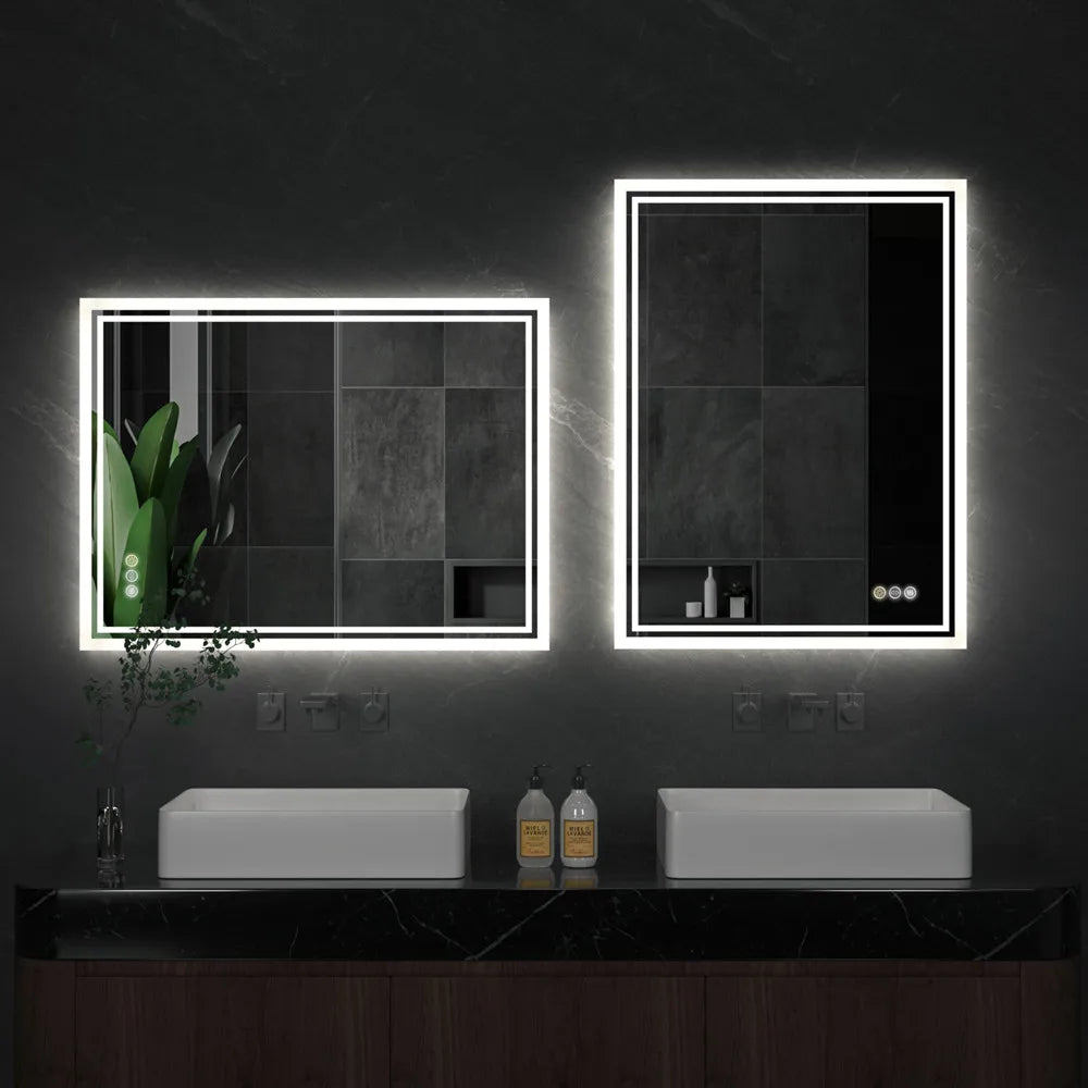 LUVODI Illuminate Bathroom Mirror With Backlit Dimmable Defog