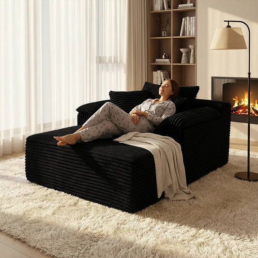 High Resilience Reclining Chair Sofa For Living Room Comfort