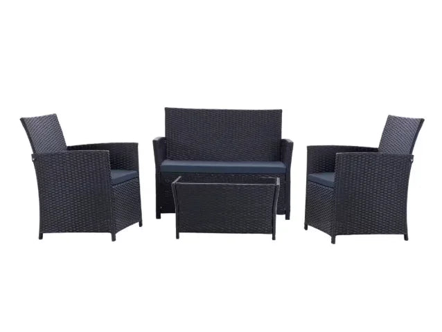 Patio Furniture Set With Cushions Chairs Sofa Tea Table