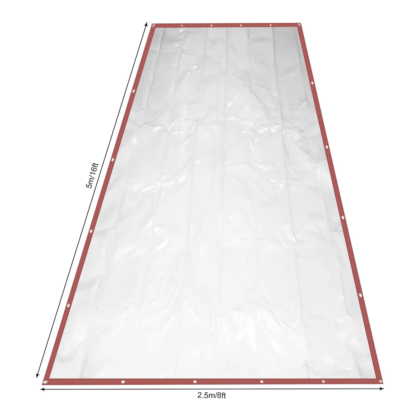 NONECN PVC Awning Canopy Roll Up Patio Enclosure Commercial Grade Rainproof