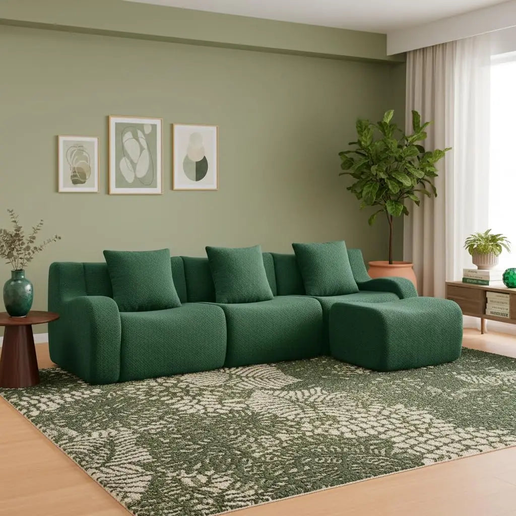Modular L Shaped Sectional Sofa for Modern Living Rooms