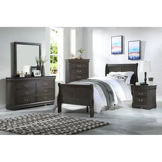 Louis Phili 2-Piece Bedroom Set In Traditional Style