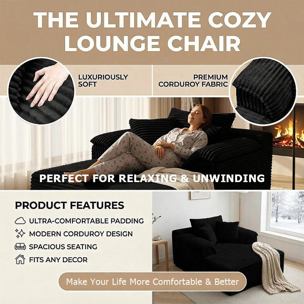 High Resilience Reclining Chair Sofa For Living Room Comfort