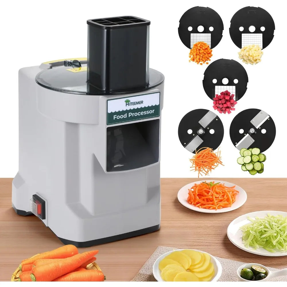 DAFIFY Electric Vegetable Chopper 5 In 1 Commercial Processor