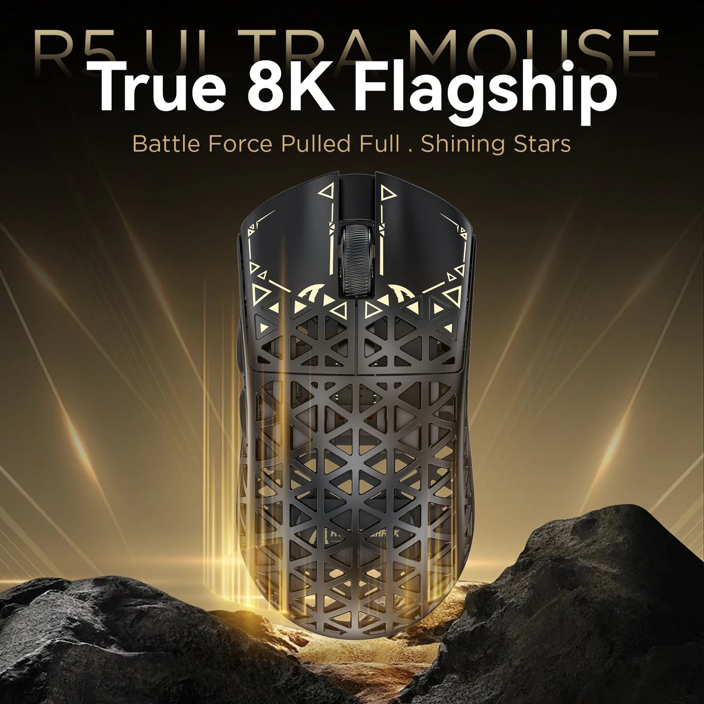 Attack Shark R5 Ultra Wireless Gaming Mouse PAW3950MAX 8000Hz