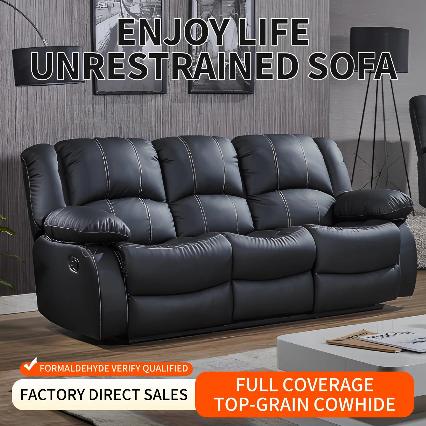 Power Loveseat Recliner Sofa Theater Seating Zero Gravity Electric Console