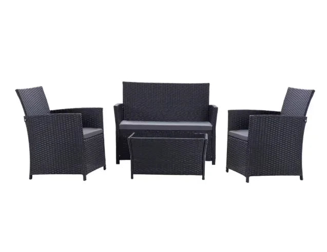 Patio Furniture Set With Cushions Chairs Sofa Tea Table