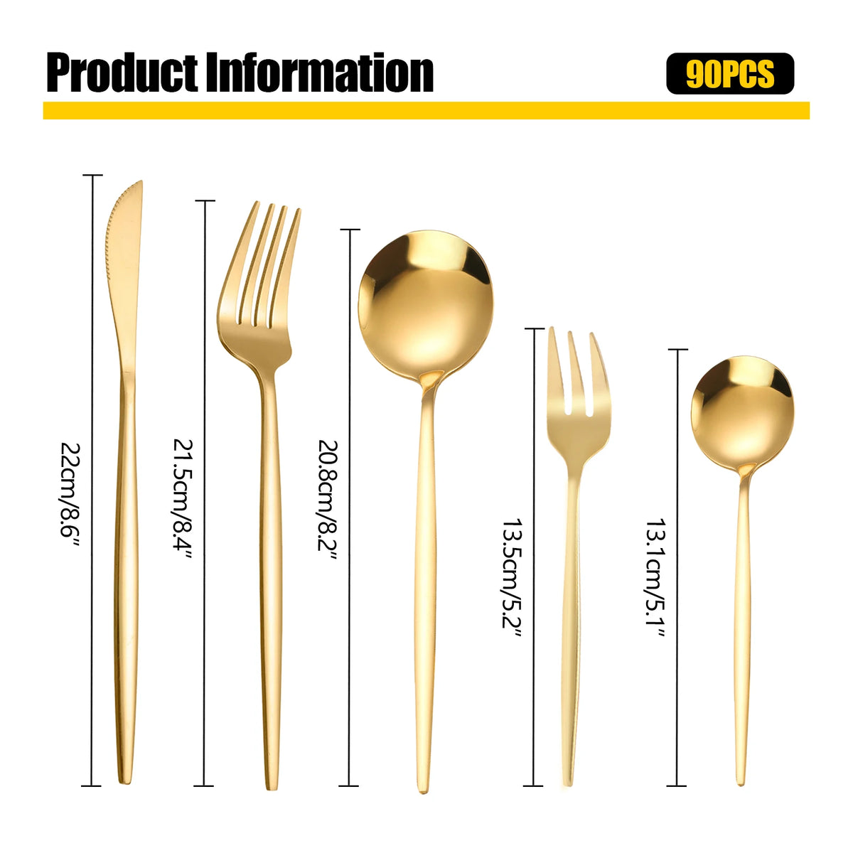 Heavy Duty Stainless Steel Flatware Set For Weddings And Buffets
