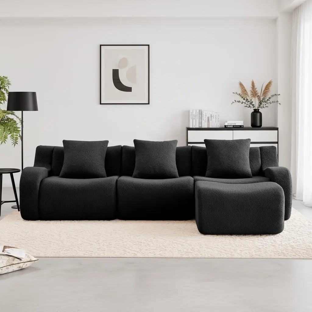 Modular L Shaped Sectional Sofa for Modern Living Rooms