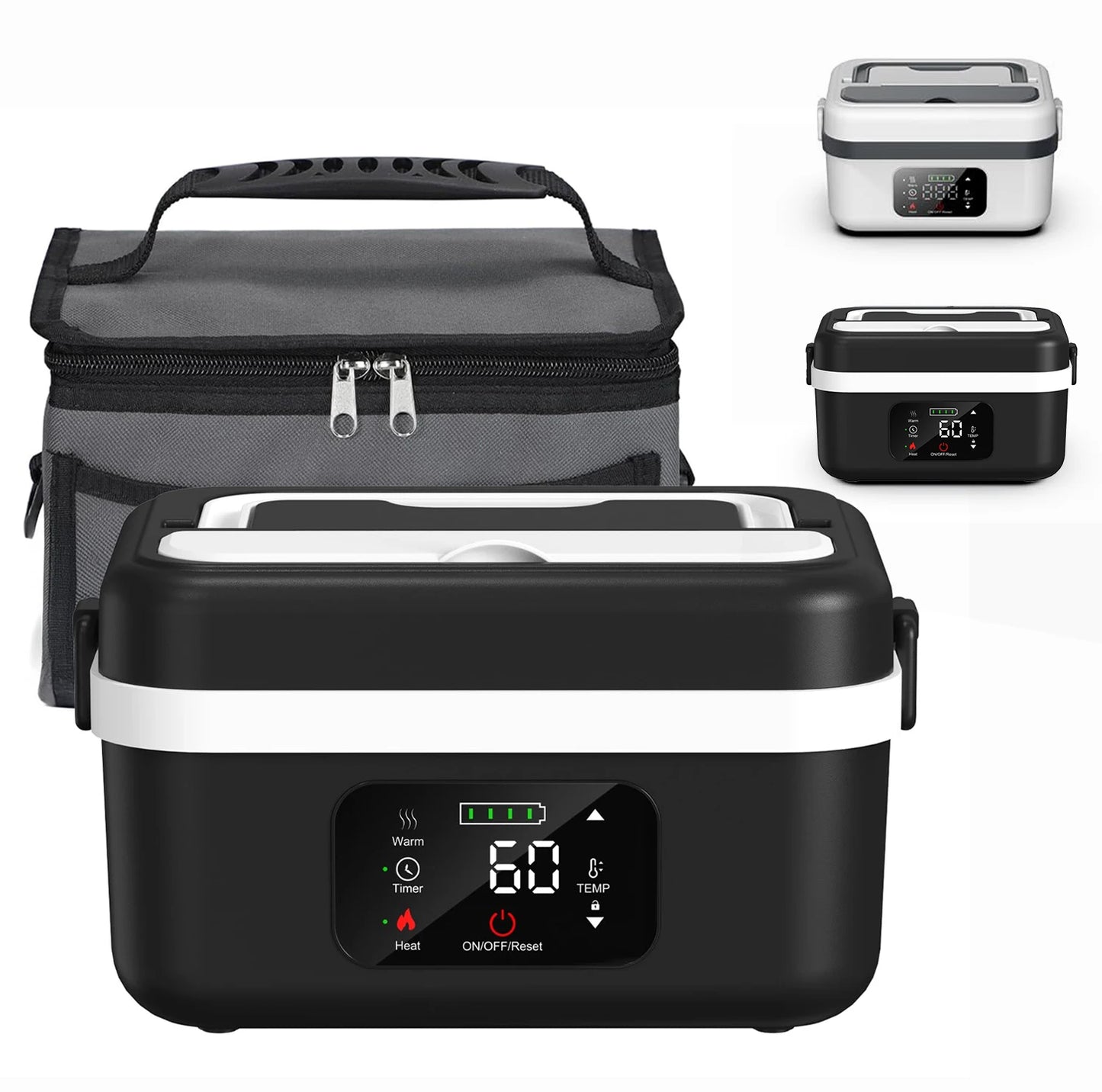 Wireless Insulated Lunch Box With Built In 8000mAh Battery 60W
