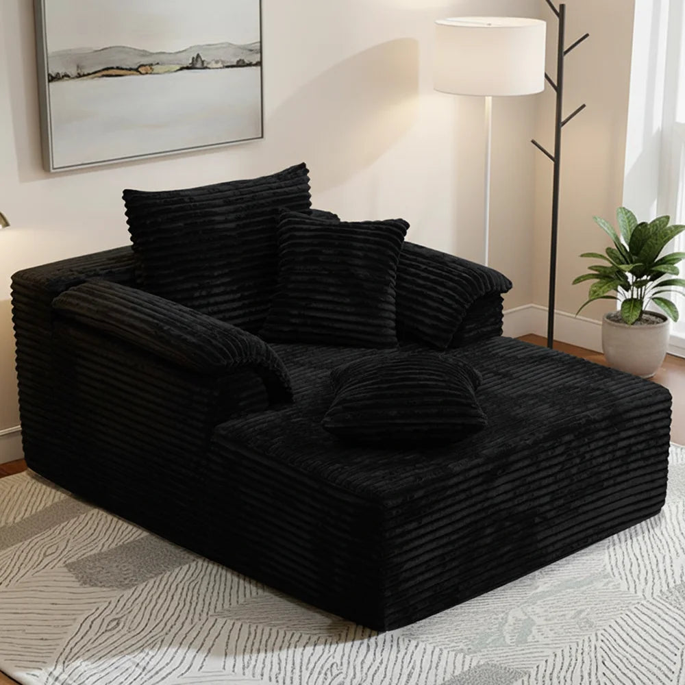 High Resilience Reclining Chair Sofa For Living Room Comfort