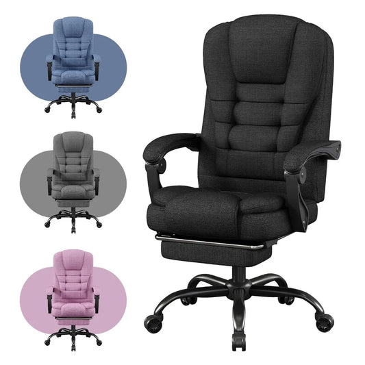 XIAOLANG Office Chair Fabric Gaming With Integrated Footrest