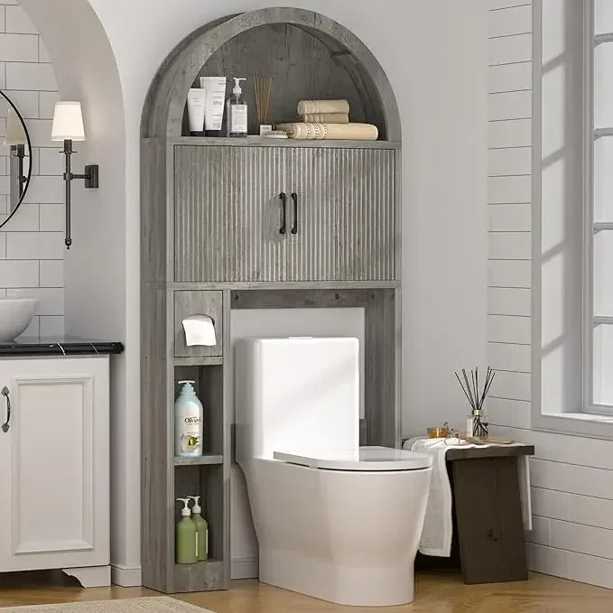 Over Toilet Storage Cabinet Freestanding Bathroom Organizer
