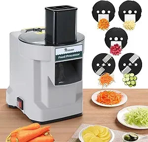 DAFIFY Electric Vegetable Chopper 5 In 1 Commercial Processor