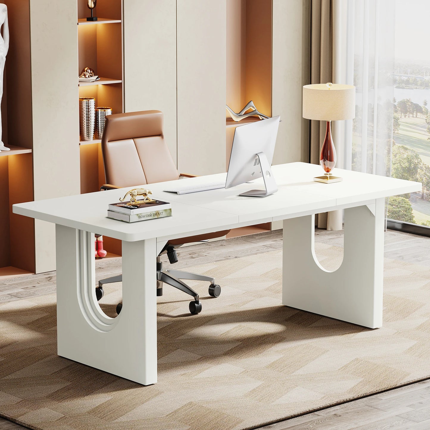 Tribesigns Executive Desk For Office Use And Conference Rooms