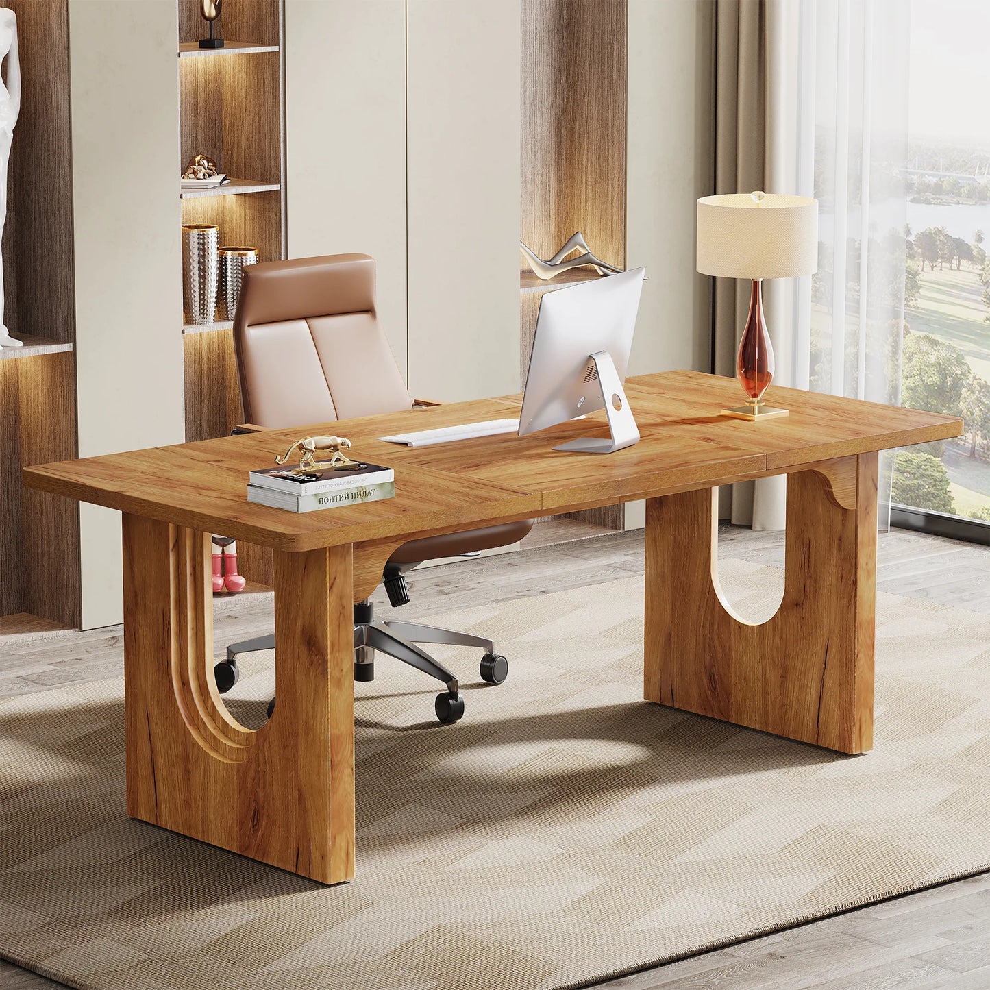 Tribesigns Executive Desk For Office Use And Conference Rooms