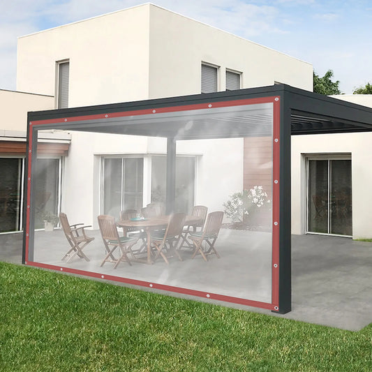 NONECN PVC Awning Canopy Roll Up Patio Enclosure Commercial Grade Rainproof