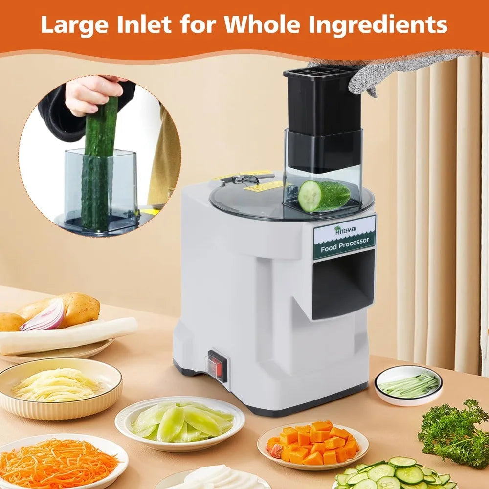 DAFIFY Electric Vegetable Chopper 5 In 1 Commercial Processor