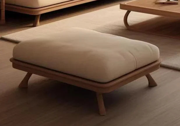Minimalist Wooden Sofa With Modern Three Seater Design