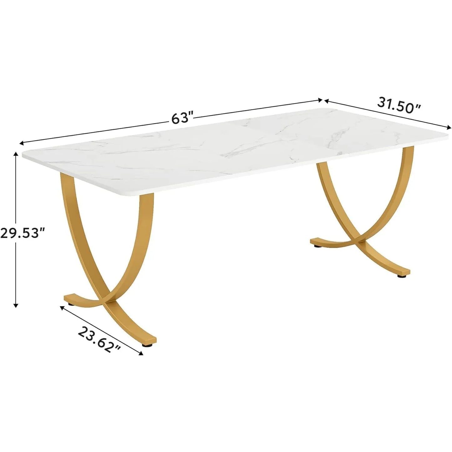 Little Tree Executive Desk Modern Office Desk for Home Office