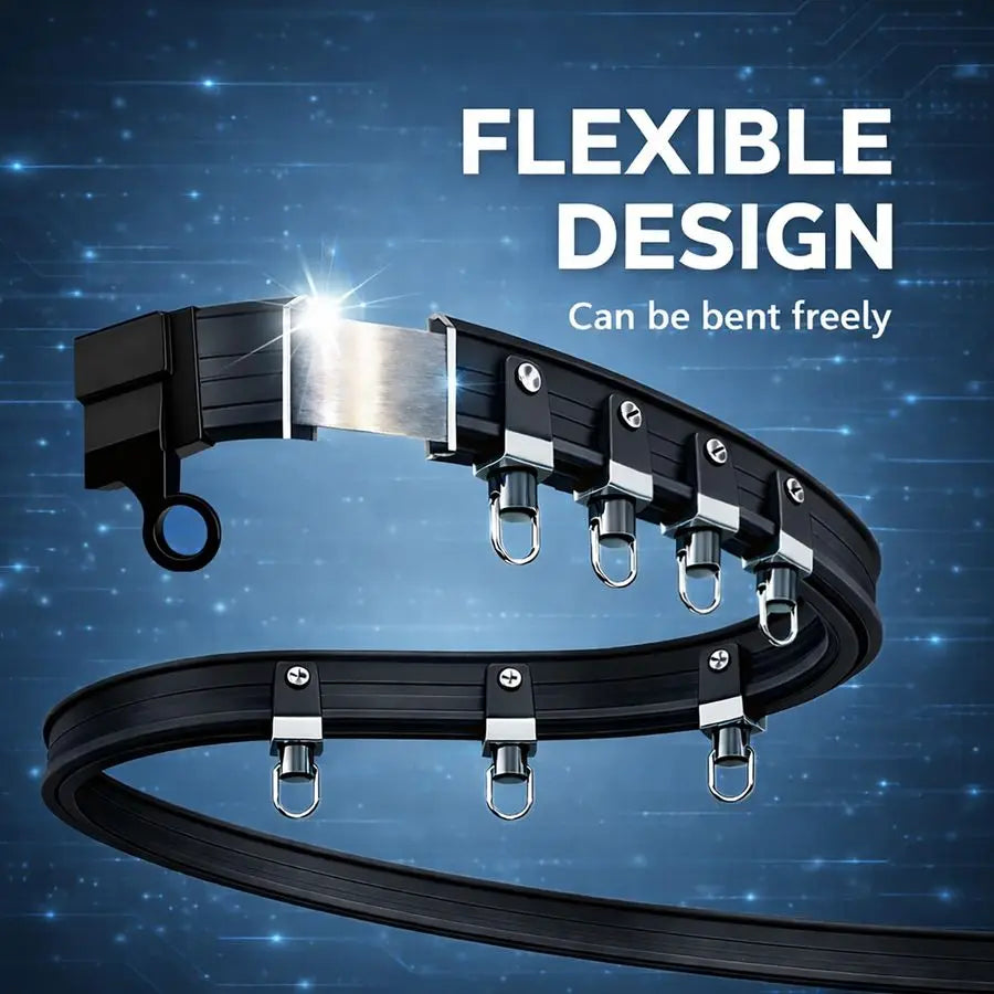 Ceiling Curtain Track Set for Blackout and Privacy Divider Curtain