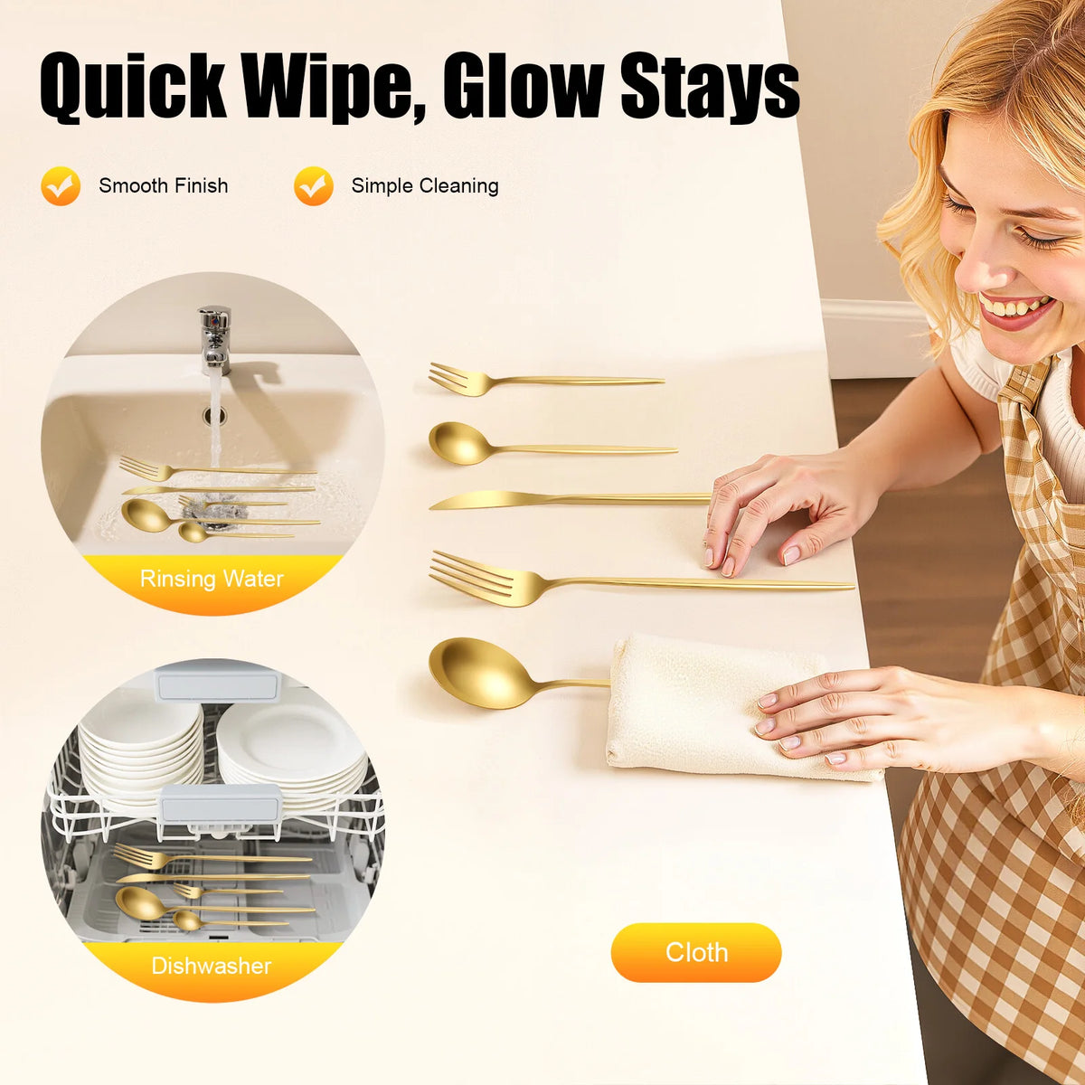 Heavy Duty Stainless Steel Flatware Set For Weddings And Buffets