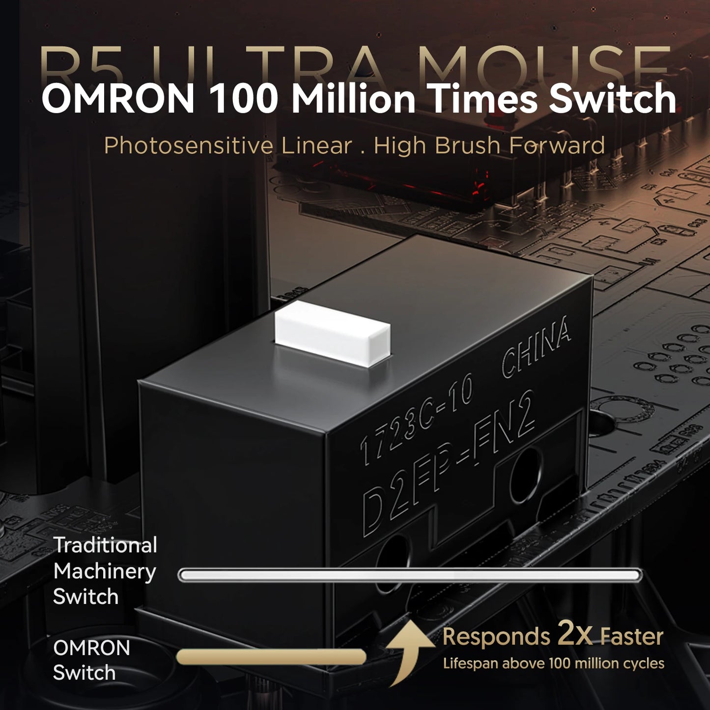 Attack Shark R5 Ultra Wireless Gaming Mouse PAW3950MAX 8000Hz