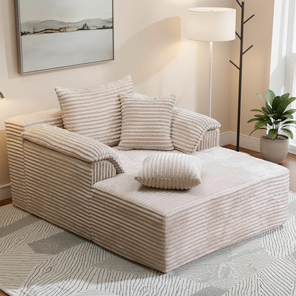 High Resilience Reclining Chair Sofa For Living Room Comfort