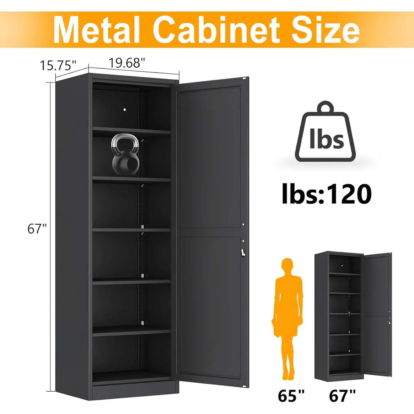 Metal Locker Cabinet With Locking Door For Office Use