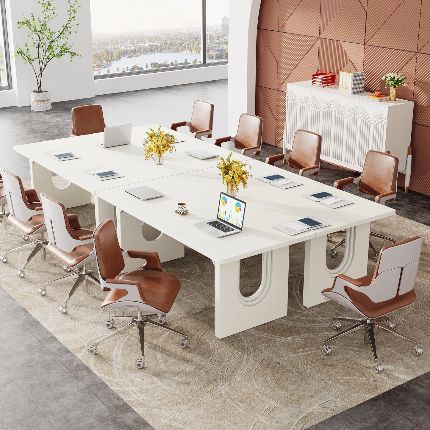 Tribesigns Executive Desk For Office Use And Conference Rooms